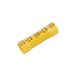 Butt Connectors PVC 12-10 Butt Yellow