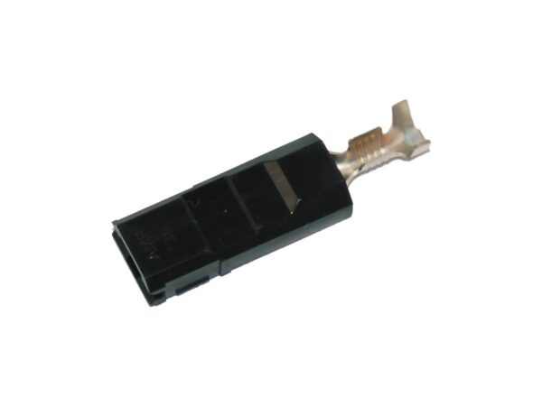 Socket Housing With Terminal for OEM Speaker AMP .25" Female Black Black