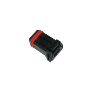 MX-1900 2-Position Black Socket Connector Housing Black