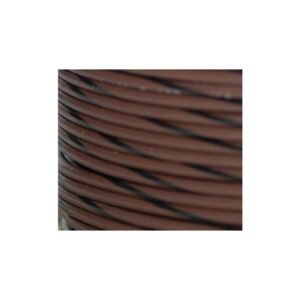 OEM Colored 1mm Wire Spools Brown, Black Stripe