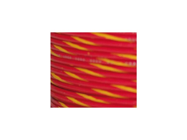 OEM Colored 1mm Wire Spools Red, Yellow Stripe