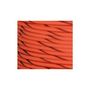 OEM Colored 1mm Wire Spools Orange, Black Stripe