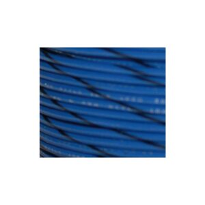 OEM Colored 1mm Wire Spools Blue, Black Stripe