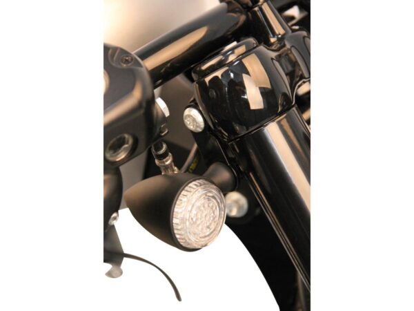Front Turn Signal Bracket Black Powder Coated — изображение 2