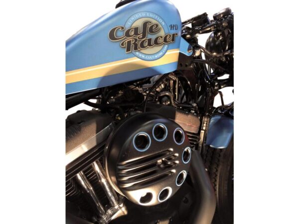 Slotted Air Filter Cover Gloss Black — изображение 2