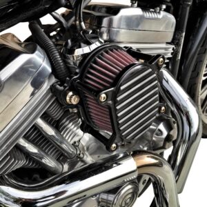 Omega Finned Air Cleaner Black