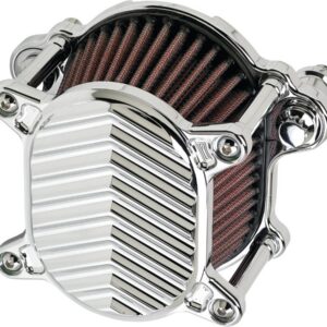 Omega V-Fin Air Cleaner Chrome