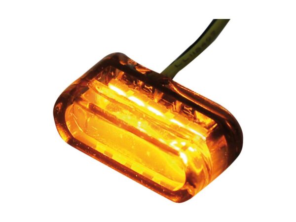 Module 1 LED Turn Signal Height(mm): 8,5 , Width(mm): 21,5 , Depth(mm): 11,5 , Approved for horizontal installation Smoke LED — изображение 2