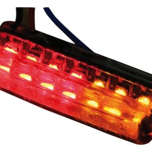 Shorty LED Turn Signal/Taillight/Brake Light Height(mm): 8 , Width(mm): 40 , Depth(mm): 13 , Approved for horizontal installation Smoke LED