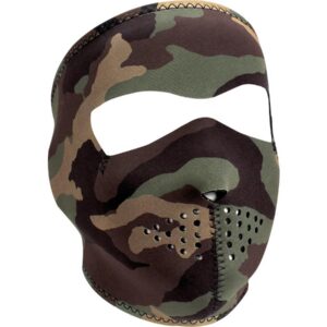 Woodland Camo Neoprene Full Face Mask