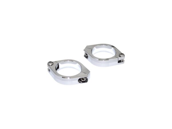 Turn Signal Bracket For 38 - 41 mm fork tubes Chrome
