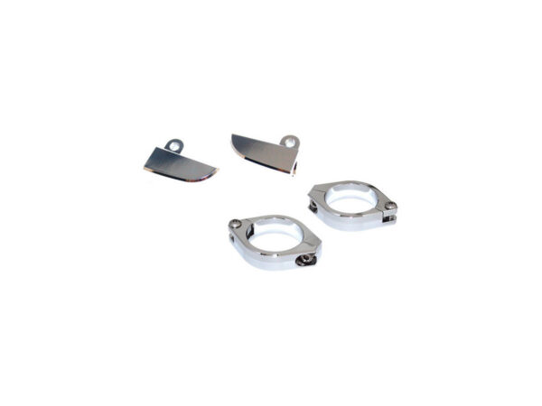Turn Signal Bracket For 49 - 54 mm fork tubes Chrome — изображение 2