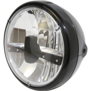 Reno Type 3 7" Headlight Black Powder Coated LED