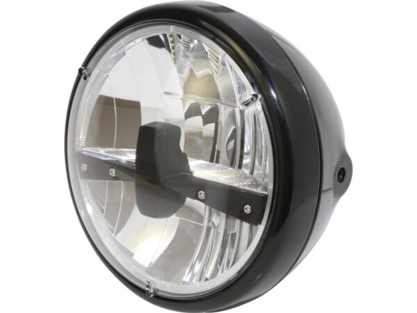 Reno Type 3 7" Headlight Black Powder Coated LED