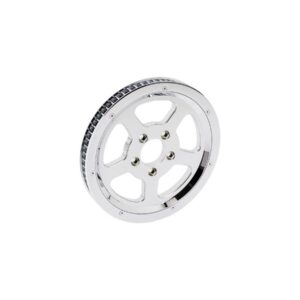 5 spoke Rear Belt Pulley Chrome 20 mm 65 teeth