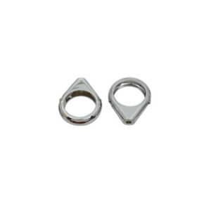 Chrome Radial Clamp Set , For Models With 41mm Fork Fork Clamp