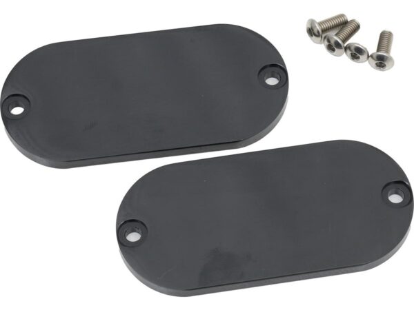 Black Axle Caps With Screws Rear Axle Caps With Screws