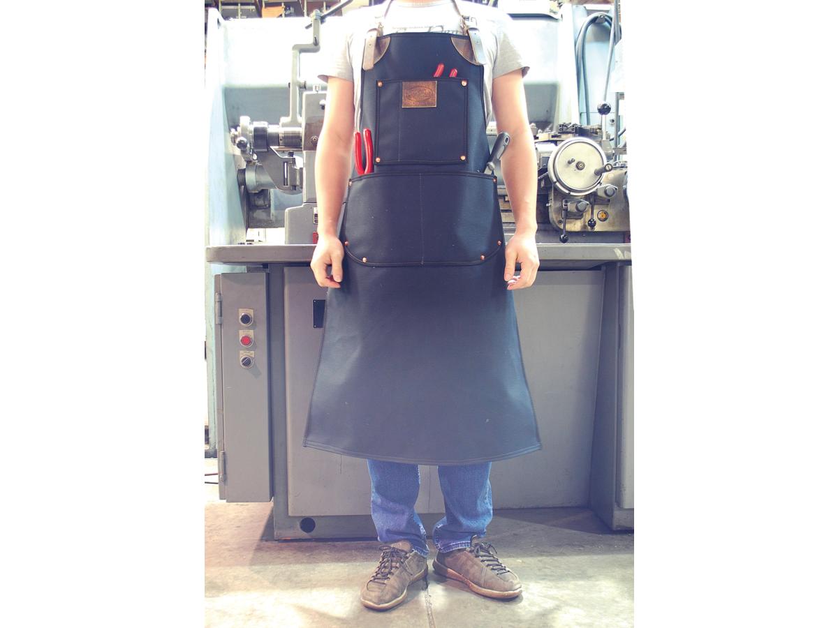 Heavy Duty Bike Builder Apron Standard Black