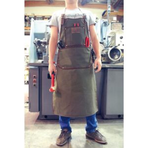 Heavy Duty Bike Builder Apron Standard Army Green