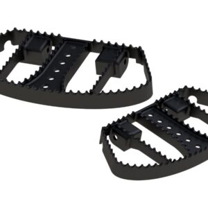 MX-Style Floorboards Black Powder Coated Satin
