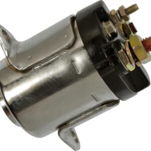 Solenoid, Chrome Starter Solenoid Dual Bracket