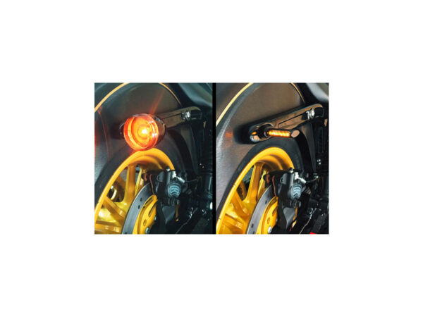 Winglet 3in1 LED Turn Signals/Taillight/Brake Light Black Anodized Smoke LED — изображение 2