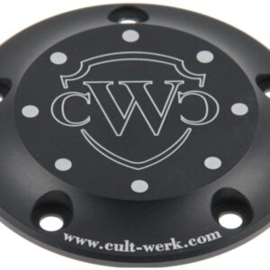 Point Cover 5-hole Black Anodized