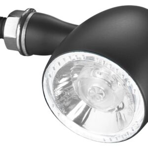 Bullet 1000 PL White LED Turn Signal/Position Light Black White LED
