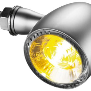 Bullet 1000 PL White LED Turn Signal/Position Light Chrome Satin White LED