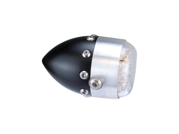 Retro LED Taillight Aluminum Satin Black Satin Clear LED — изображение 2