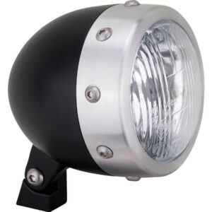 Retro 4 3/4" Headlight Black H4