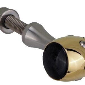 Retro LED Turn Signal/Taillight/Brake Light V2A Polished stem Brass Polished Brass Polished Smoke