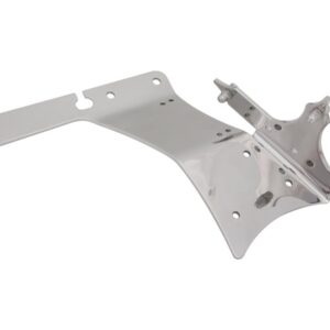 Fender Strut Side Mount License Plate Bracket for Sportster Models Aluminium Polished