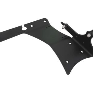 Fender Strut Side Mount License Plate Bracket for Sportster Models Black