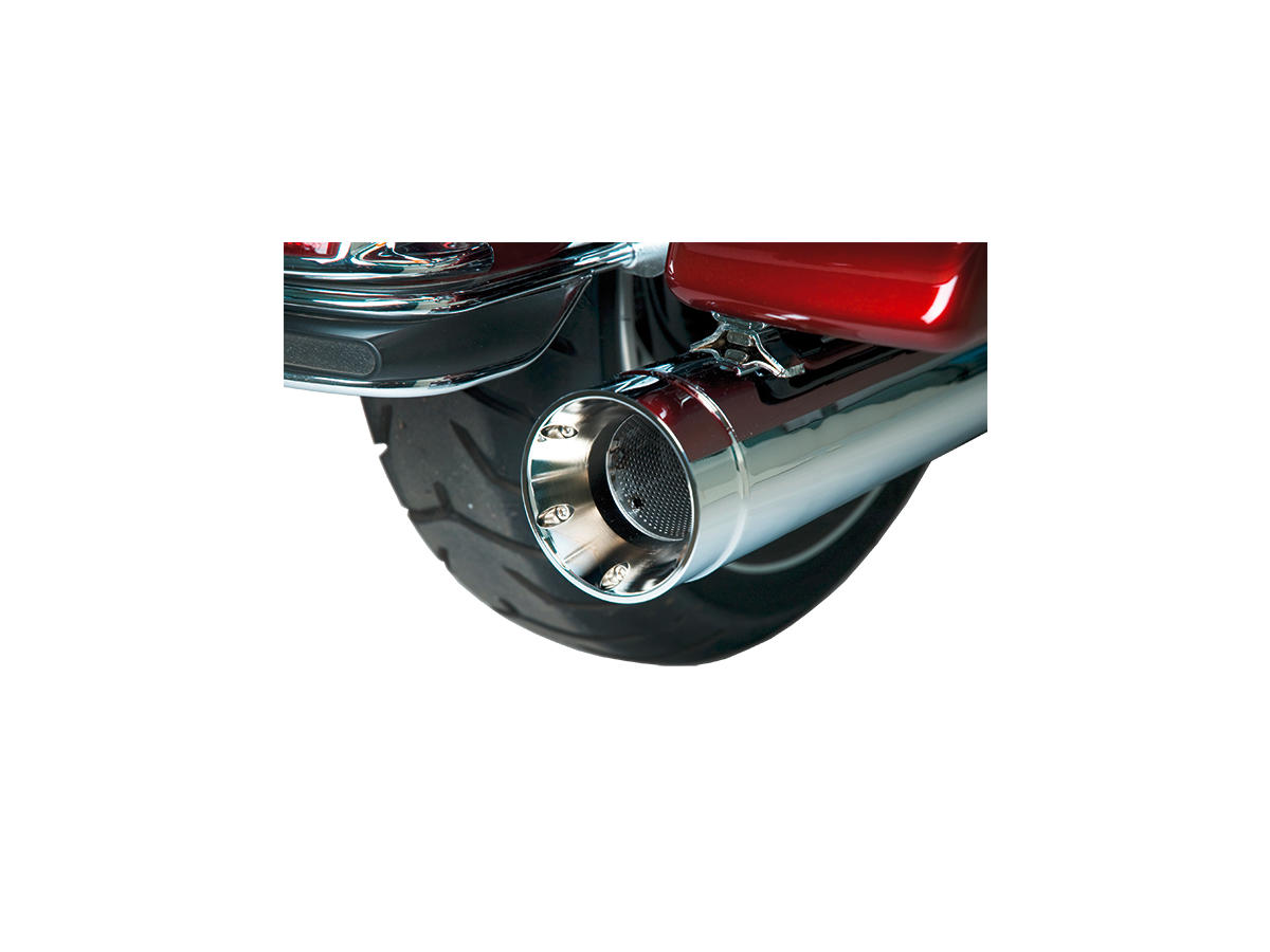 4" Stout Slip-On Muffler Chrome