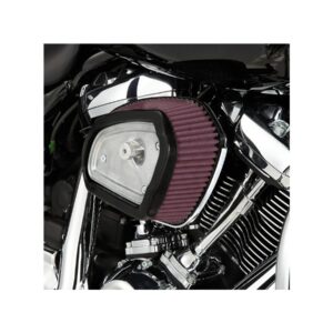 Big Sucker Air Cleaner with Factory Cover for M8 Aluminium Raw
