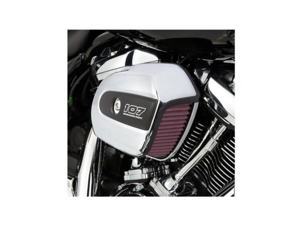 Big Sucker Air Cleaner with Factory Cover for M8 Aluminium Raw — изображение 2