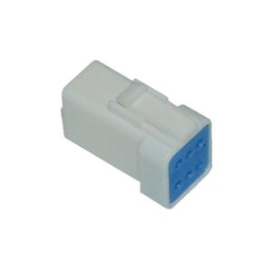 JST 6-Position Receptacle White