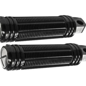 Stash Footpegs Black, Anodized