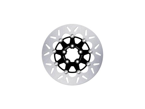 Disc Round DF FLV Floating Brake Disc 5-Hole Black Rear
