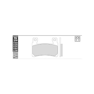Sintered G1370 Brake Pads Sinter Front