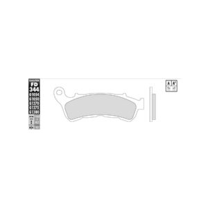 Sintered G1370 Brake Pads Sinter Front