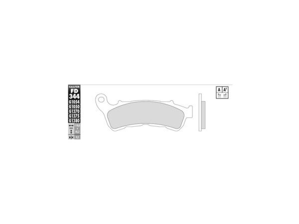 Sintered G1370 Brake Pads Sinter Front