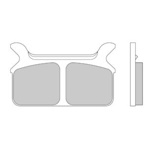 Semi Metallic Compound G1054 Brake Pad Organic Rear