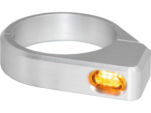 ZC-Line Micro LED Turn Signal Silver Anodized Smoke LED