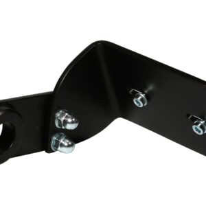 Short Side Mount License Plate Bracket Black Satin