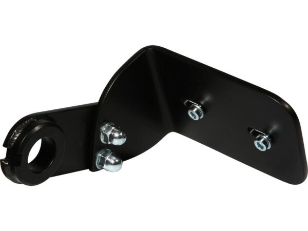 Short Side Mount License Plate Bracket Black Satin