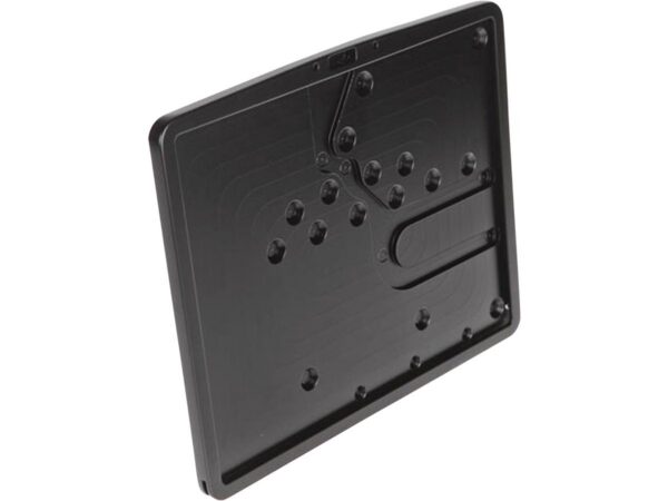 Inside License Plate Base Plate Swedish Size 200x160mm Black Satin