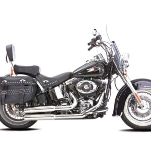 Double Groove 2 in 2 Exhaust System Polished