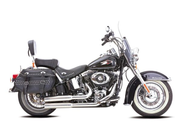 Double Groove 2 in 2 Exhaust System Polished